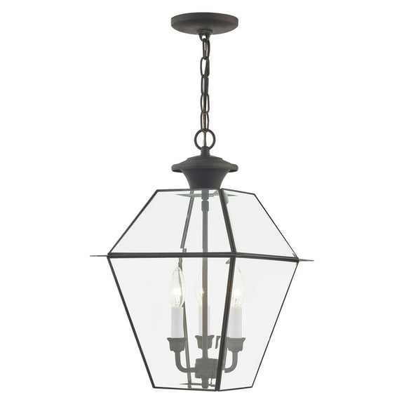 Livex Lighting Westover 3 Light Outdoor Chain Lantern