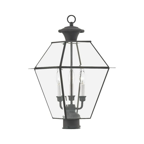 Livex Lighting Westover 3 Light Outdoor Post Lantern