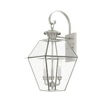 Livex Lighting - Westover - 3 Light Outdoor Wall Lantern in Farmhouse Style - 12