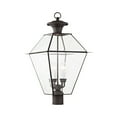 thumbnail image 1 of Livex Lighting Westover 4 Light Outdoor Post Lantern, 1 of 3