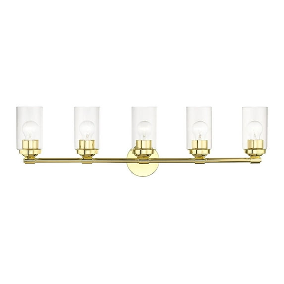 Livex Lighting - Whittier - 5 Light Large Bath Vanity In Modern Style-9.75