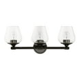 thumbnail image 1 of 17473-46 Livex Lighting Willow - 3 Light Bath Vanity In Transitional Style-9.5 Inches Tall and 23 Inches Wide-Black Chrome Finish, 1 of 12