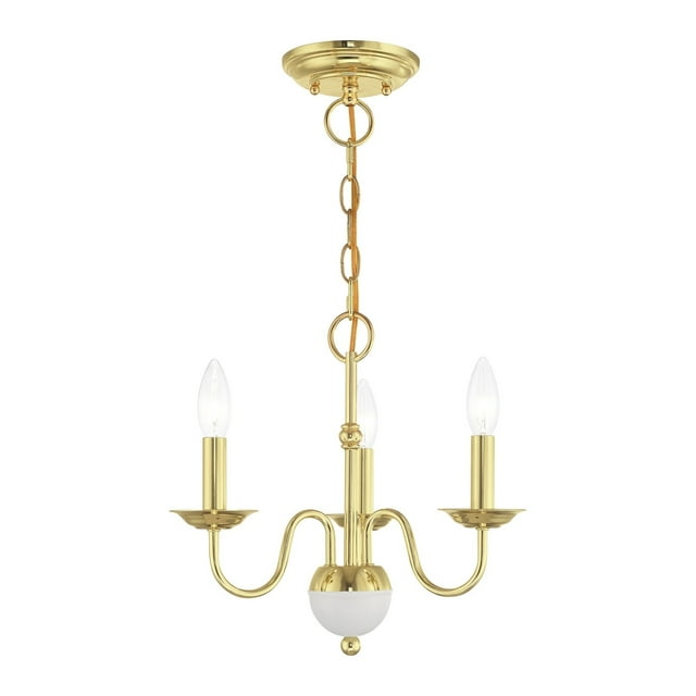 Livex Lighting - Windsor - 3 Light Mini Chandelier in Traditional Style - 14