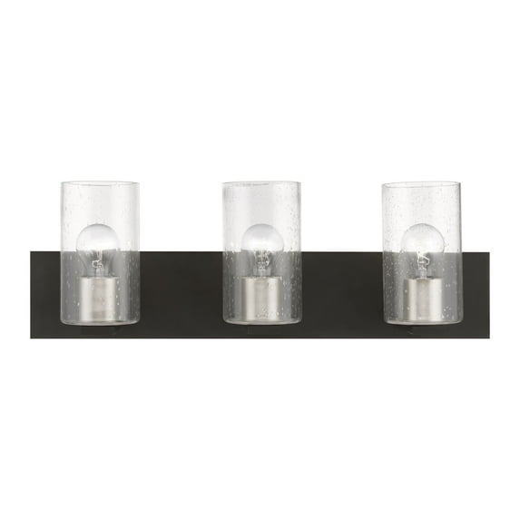 18473-04 Livex Lighting Zurich - 3 Light Bath Vanity In Contemporary Style-7.75 Inches Tall and 23.5 Inches Wide