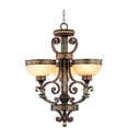 thumbnail image 1 of Livex Seville Chandelier in Palacial Bronze with Gilded Accents, 1 of 2