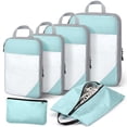 thumbnail image 1 of Livhil 6 Set Compression Packing Cubes for Suitcases, Suitcase Organizer, Packing Cubes for Travel Luggage Organizer Women Men, 1 of 7