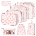 thumbnail image 1 of Livhil 8Pcs Packing Cubes for Luggage, Packing Cubes for Travel Luggage Packing Organizers (Bow), 1 of 8