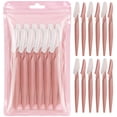 thumbnail image 1 of Livhil Dermaplane Razor for Women Face, 12Pcs Eyebrow Razor And Face Razors for Women&Men, Eyebrow Trimmer with Protective Cover(Terracotta), 1 of 7
