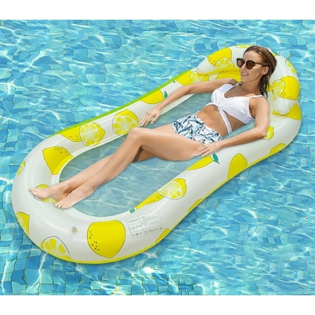 Livhil Water Floats for Adults Inflatable Lounge, Swimming Pool Floats Hammock for Adults Multicolor