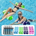 thumbnail image 1 of Livhil Inflatable Pool Floats for Adults 4 Pack Upgrate XL, 4-in-1 Multi-Purpose Water Hammock, Pool Rafts for Swimming Pool(4Pcs), 1 of 8