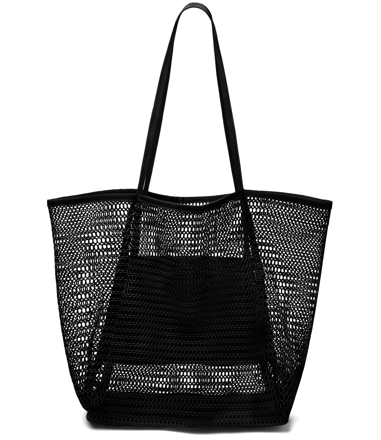 Livhil Large Beach Mesh Tote Bag, Foldable Beach Tote Bag Waterproof