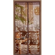 Livhil Magnetic Mesh Screen Door, Sliding Door Screen with Magnet Closure Mesh Curtain for Front Back Patio Balcony (33.5 in x 83in)