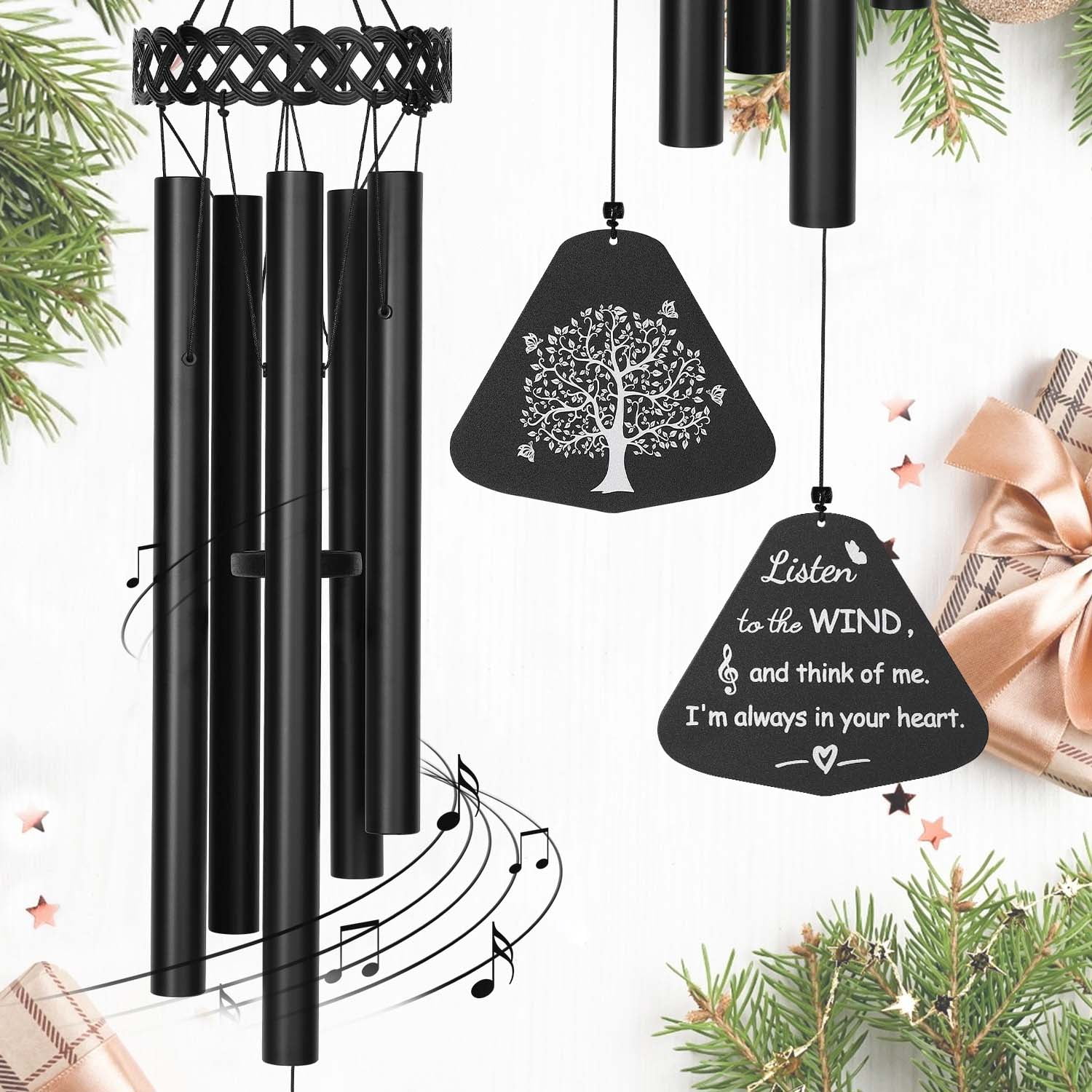 Livhil Memorial Wind Chimes for Outside, Sympathy Windchime for Loss of ...