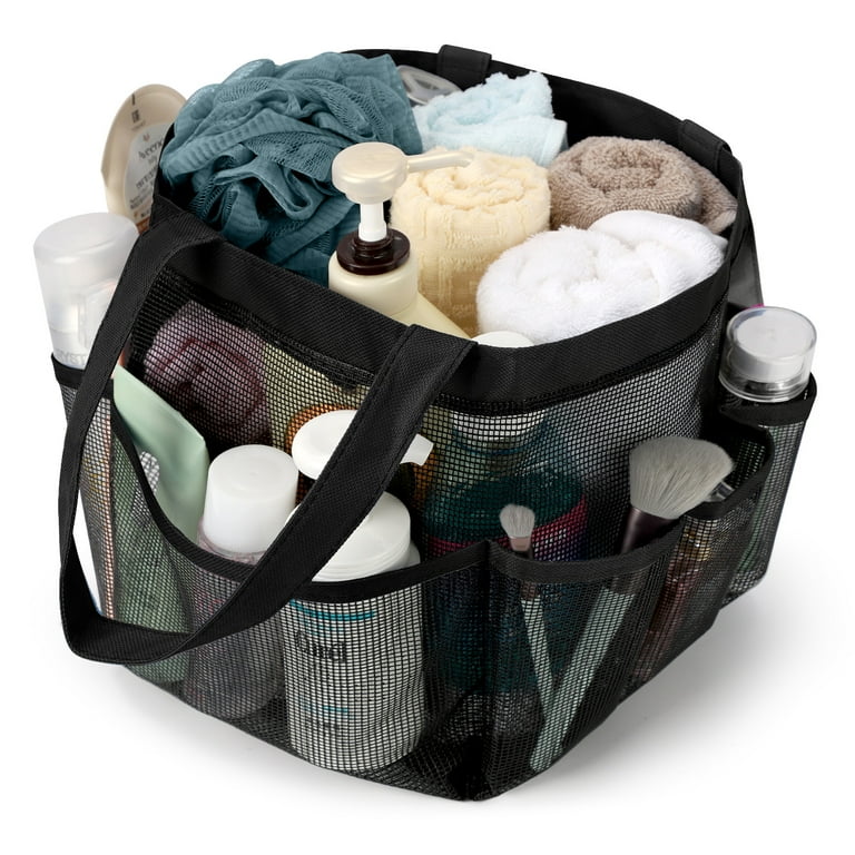 Mesh Shower Caddy Portable for College Dorm Room Essentials,Shower Caddy  Dorm with 8-Pocket Large Capacity for Beach,Swimming,Gym,Travel essentials