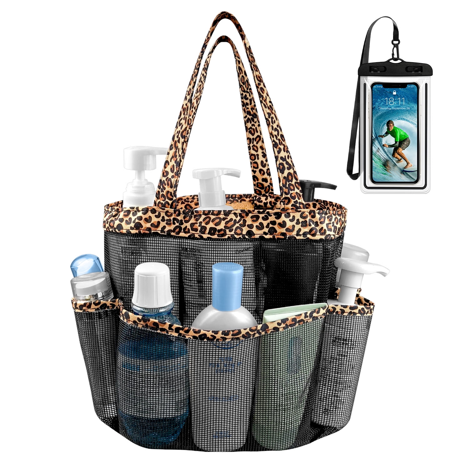 Happy Date Shower Caddy Basket, Portable Shower Tote, Dorm College