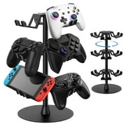 Livhil Universal Game Controller Stand, High Stability 360° Rotatable Headset and Controller Stand for Desk (4 Tiers)