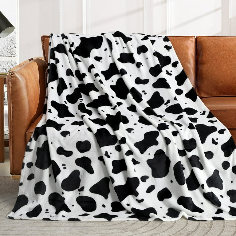 Better Homes Cow Print Throw Blanket Walmart Better Homes Gardens
