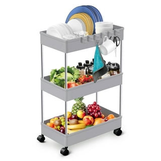 Waterproof Bathroom Storage Rack With Trolley Cart 2/3/4 - Temu