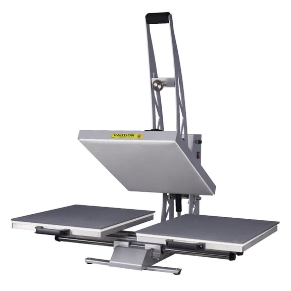 LiviNest 16x20 Auto Open Heat Press Machine: Dual Platen Professional Grade with Digital Control - Metal Construction & Wheels for T-Shirts & Custom Apparel Business Use