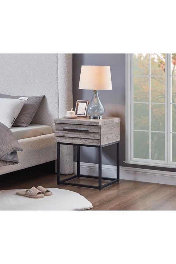17.75 in. Wide Storage End Table with Drawer