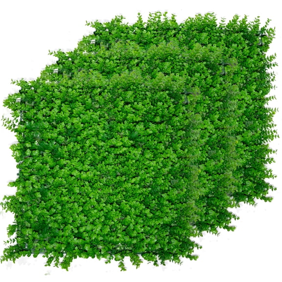 LiviNest 20-Pack UV-Protected Boxwood Panels, 20x20in Artificial Grass Wall for Privacy Screen, Waterproof Green Wall Decor for Outdoor Patio Garden Backyard