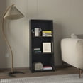 thumbnail image 1 of LiviNest 3 Shelf Bookcase Storage Unit: Modern Melamine Open Shelves - Compact Design for Small Apartments & Studio Living Spaces, 1 of 6