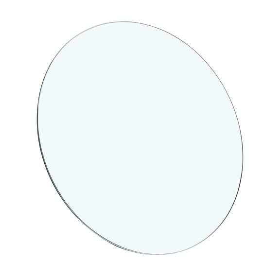 LiviNest 39.3 Inch Round Tempered Glass Table Top, 3/8 Inch Thick Heavy Duty Clear Glass Top, 100 lbs Capacity for Dining Room or Coffee Table Replacement
