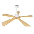 thumbnail image 1 of LiviNest 52 Inch Ceiling Fan with Light - Modern Wooden Blades & Remote Control for Home Bedroom Living Room - Quiet DC Motor & Dimmable LED Light for Air Circulation & Ambient Lighting, 1 of 6