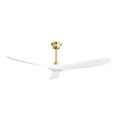 thumbnail image 1 of LiviNest 60 Inch Modern Ceiling Fan: 65% More Efficient &amp; <35dB Quiet - 6-Speed Reversible DC Motor for Large Living Room Bedroom - Remote Control with 3 Adjustable Downrods, 1 of 6