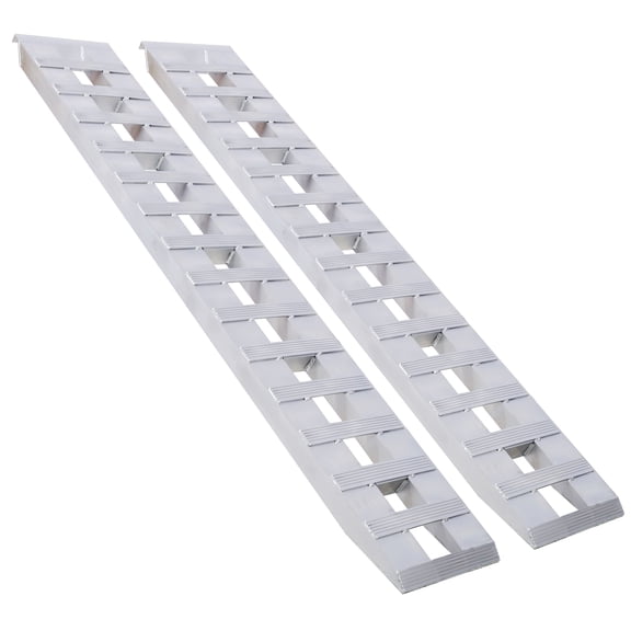 LiviNest 6600 lbs Heavy Duty Aluminum Loading Ramps, 84" x 14" Universal Pair with Top Hook for Truck Trailer Loading Tractor ATV UTV Motorcycle