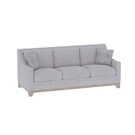 LiviNest 84 Inch Fabric Sofa 3 Seater: Quick Assembly Casual Style & Foam Cushion - Home Office Furniture for Remote Workers & Small Spaces