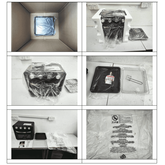 LiviNest Air Fryer Oven Family Kitchen: 27.5QT 6-in-1 Countertop Convection Oven - Cook Whole Family Meal with 85% Less Oil - Air Fry Bake Broil Toast Warm Dehydrate Black