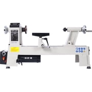 LiviNest Benchtop Wood Lathe for Small Workshops 12" x 18" Compact Woodturning Machine - 3/4 HP Infinitely Variable Speed 650-3800 RPM with Digital Display for Beginners & Hobbyists