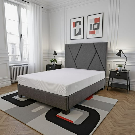 LiviNest Cooling Copper Mattress for Apartment: 8-Inch Memory Foam Full Size - CopperCool Layer for Cool Sleep & ZeroMotion Support for Couples - Medium Firmness for Back & Side Sleepers