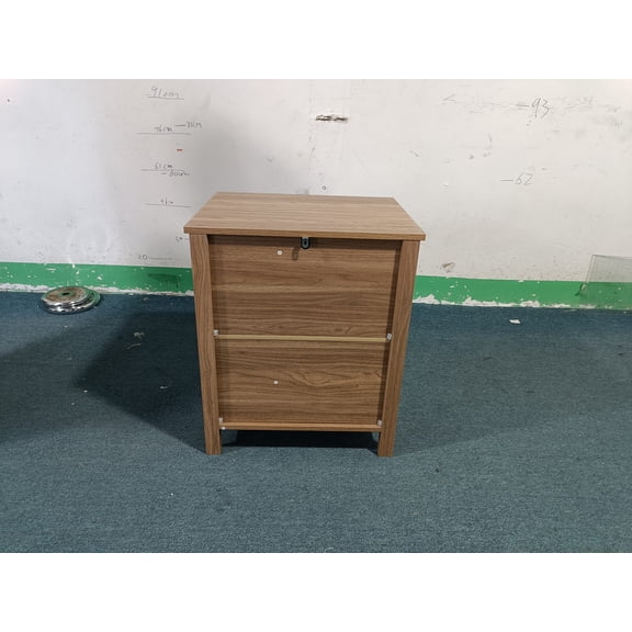 LiviNest Dual-Zone Storage Nightstand: 2-in-1 Drawer & Shelf Bedside Table - 22-Inch Compact Size for Small Bedrooms & Apartments - Modern Wooden End Table for Living Room