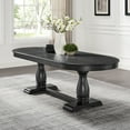 thumbnail image 1 of LiviNest Extendable Dining Table for 6-8 Persons: Large Oval Kitchen Table with Sturdy Pedestal Base - Modern Expandable Design for Family Dining & Social Gatherings, 1 of 6