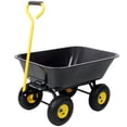 thumbnail image 1 of LiviNest Heavy-Duty Dumping Cart for Yard Work: 600lb Capacity & 4-Cu-Ft Bed - Quick-Release Dump Mechanism & 10-Inch All-Terrain Tires for Gardening Construction Landscaping, 1 of 6