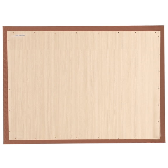 LiviNest Low Distortion Oak Wall Mirror: 33x45 Inch True-Reflection Mirror for Bedroom & Living Room - Transitional Design with Wood Veneer Frame & Clear Glass