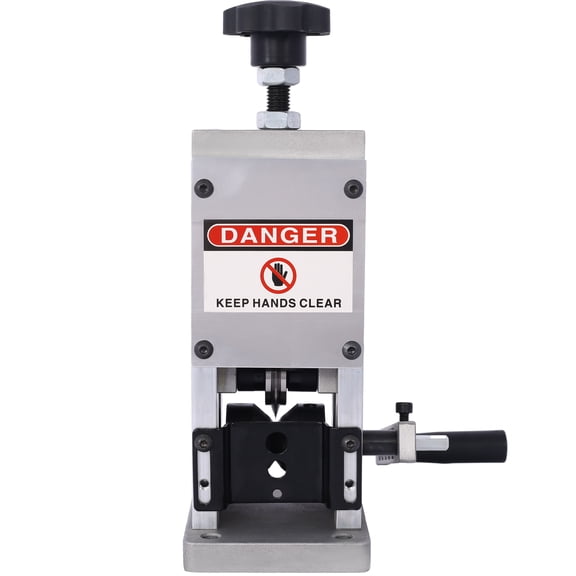 LiviNest Manual Scrap Wire Stripping Machine for Copper Recycling - Drill Powered Wire Stripper Tool with Hand Crank & Safety Guard - Portable Aluminum Alloy Cable Stripper for Scrap Wire & Metal Hol