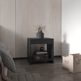 thumbnail image 1 of LiviNest Compact Nightstand for Small Spaces: Fits Any 18" Gap - 8kg Sturdy Shelf for Bedroom Essentials - Modern Minimalist Black Design, 1 of 6