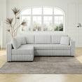 thumbnail image 1 of LiviNest Modular Sectional Sofa with Storage: Modern L-Shaped 4-Seater for Small Apartments - Light Gray Fabric Upholstery & Hidden Storage Compartment, 1 of 6