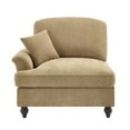 thumbnail image 1 of LiviNest Modular Sofa for Small Apartments: 2-Style 5-in-1 Space Solution - Detachable Ruffle Skirt & High-Density Foam - Compact Chenille Couch for Studio & Reading Nook, 1 of 6