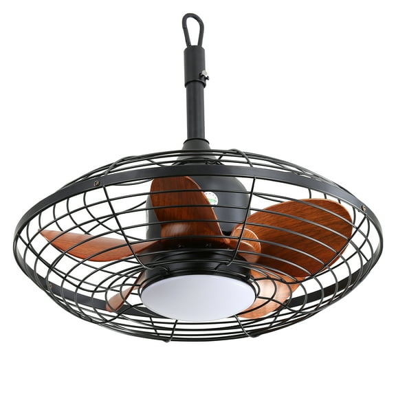 LiviNest Outdoor Ceiling Fan for Patios: 20 Inch Water-Resistant Fan with Light - Reversible DC Motor for Year-Round Comfort - Remote Control & Easy Hook Mount for Pergola & Balcony