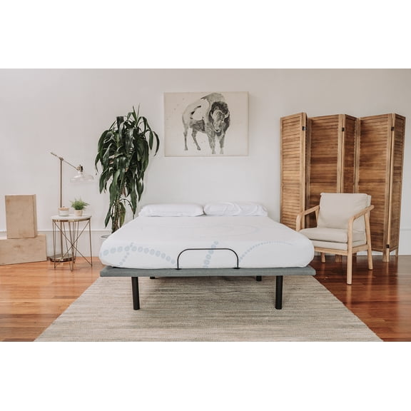 LiviNest Queen Memory Foam Mattress: Zero Motion Transfer for Couples - 8 Inch Comfort with 2-Inch Memory Foam & 6-Inch Support Layer - Ideal for Apartments & Guest Rooms