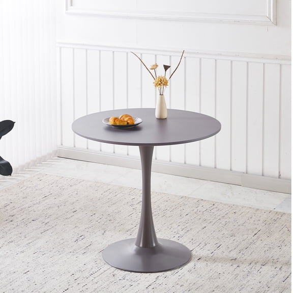 LiviNest Small Space Tulip Table: 31.5" Round Dining Table for 2-4 - Saves 40% Floor Space - Multi-Function Coffee & End Table for Apartments & Condos