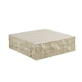thumbnail image 1 of LiviNest Stone-Look Coffee Table for Living Room: 35.43" Square Center Table - No Assembly Required for Apartment & Office - Imitation Stone Fiberglass Modern Design, 1 of 6
