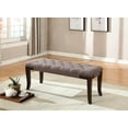 thumbnail image 1 of LiviNest Slim Tufted Bench for Small Spaces: 16-Inch Depth Space-Saving Seating - Hand-Tufted Fabric & Solid Wood Legs - Bedroom Living Room Entryway, 1 of 6