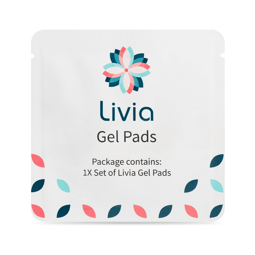 Livia Gel Pads, 6Month Supply Made for Sensitive Skin (Requires Livia Menstrual Pain Relief