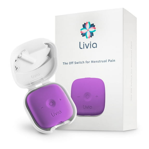Livia - The Off Switch for Menstrual Pain- Livia generates effective menstrual pain relief within 30-to-60 seconds!  (Color: Purple)