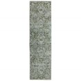 thumbnail image 1 of Livigno 1244 Transitional Abstract Green Runner Area Rug, 1 of 5